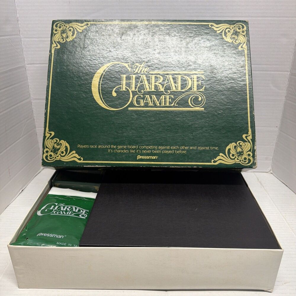 Pressman the CHARADE GAME 1984 vintage complete